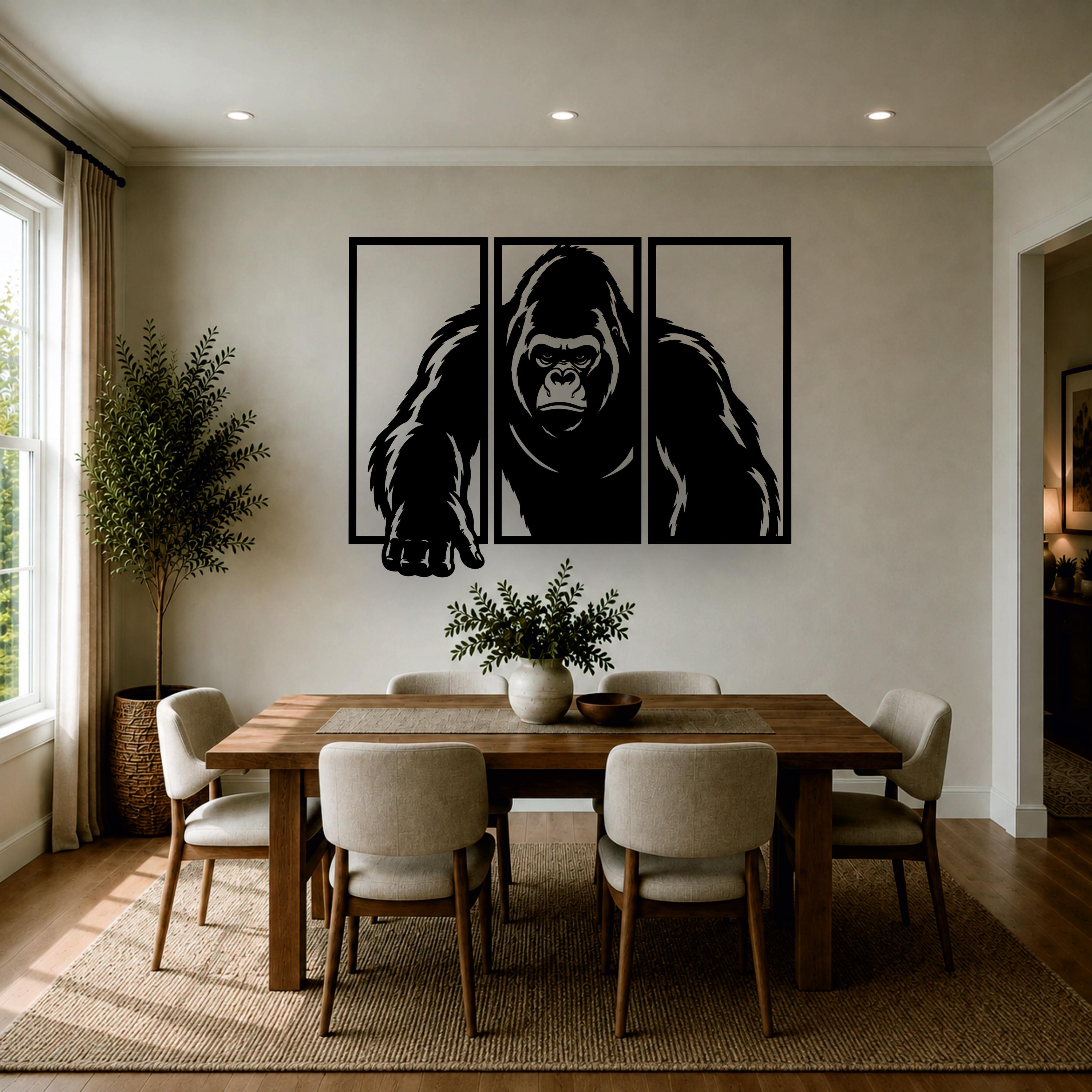 Gorilla line art - Etsy 日本