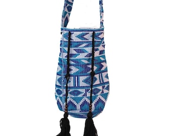 Sunshine Joy Bucket Bag Blue & White