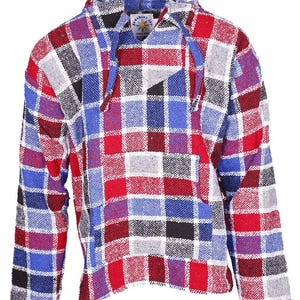 Plaid Baja Hoodie - Etsy Plaid Baja Hoodie - Etsy
