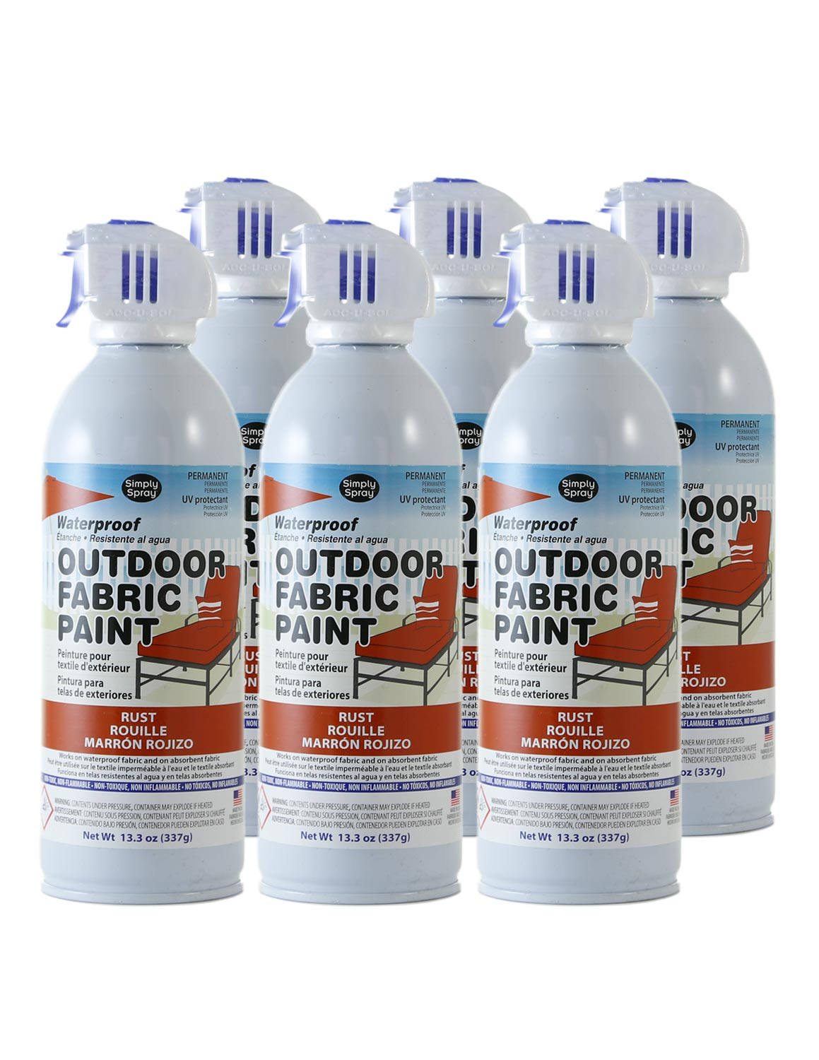 Simply Spray Outdoor Waterproof Fabric Spray Paint RUST 6 Etsy