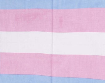 Trans Flag Bandana 22x22