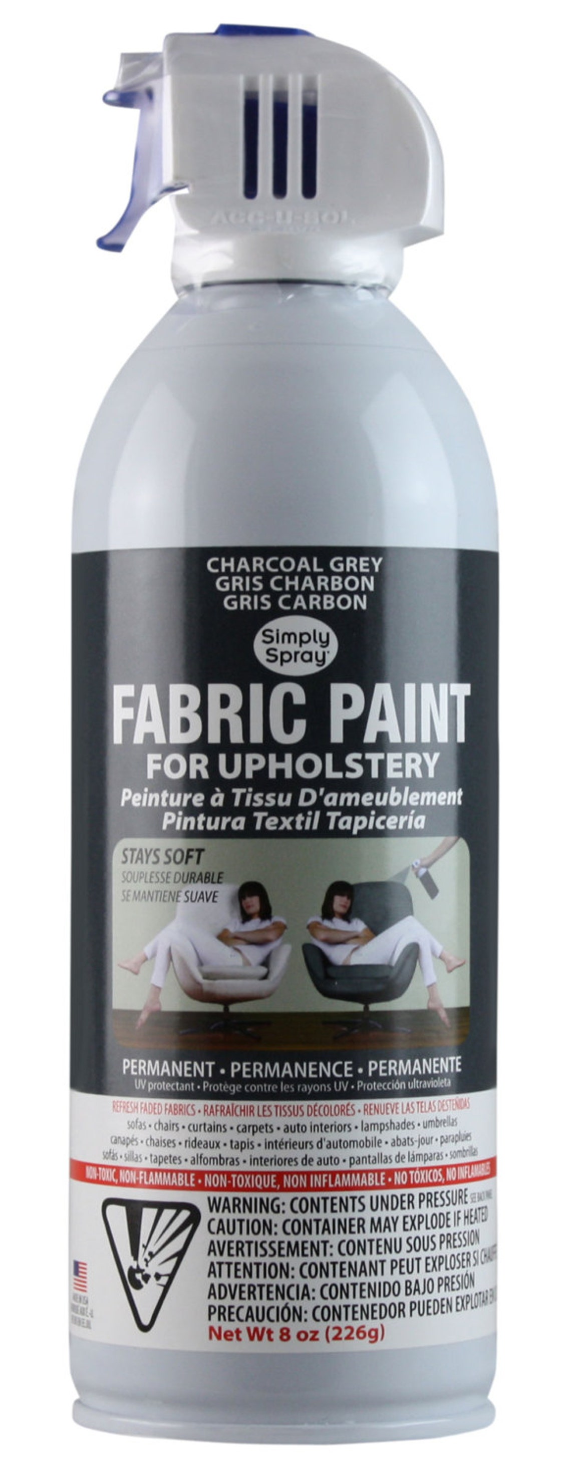 Simply Spray Upholstery Fabric Spray Paint Dries Soft Etsy