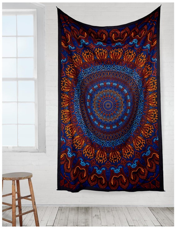 3d Origin Of Life Psychedelic Mandala Tapestry Tablecloth Etsy
