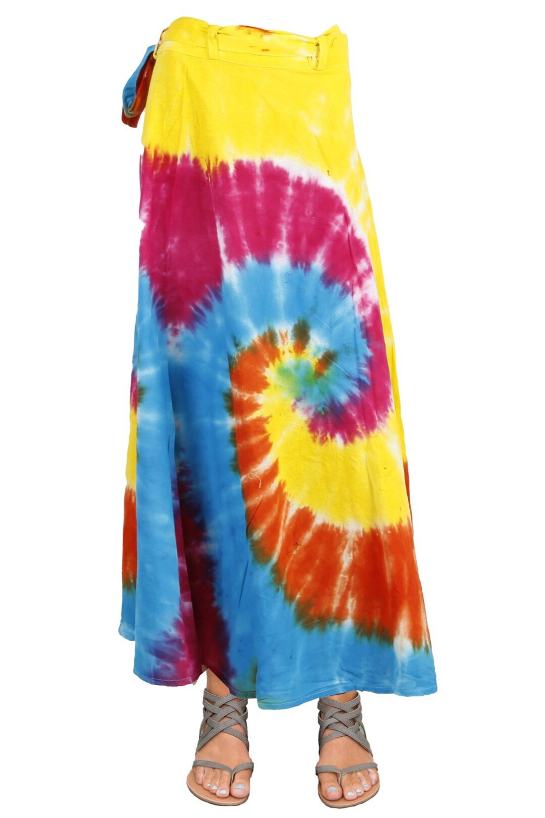 Rainbow Tie-Dye Running Skirt
