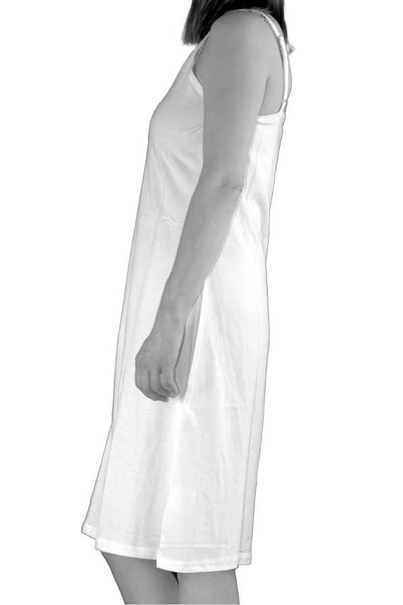 white cotton dress for tie dying