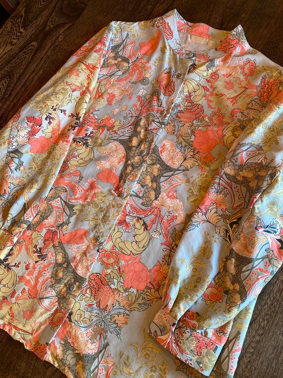 Flowery Silky Feminine Printed Designer Blouse