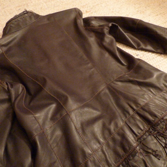 Womens, SCULLY,  Motorcycle Jacket, Soft Pure Lea… - image 3
