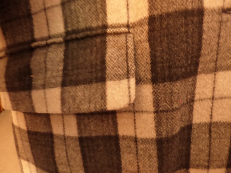 Beautiful, Warm Plaid Wool Jacket, Lined . Women's Medium . In Perfect Shape Very Comfy Covers the hips. image 5