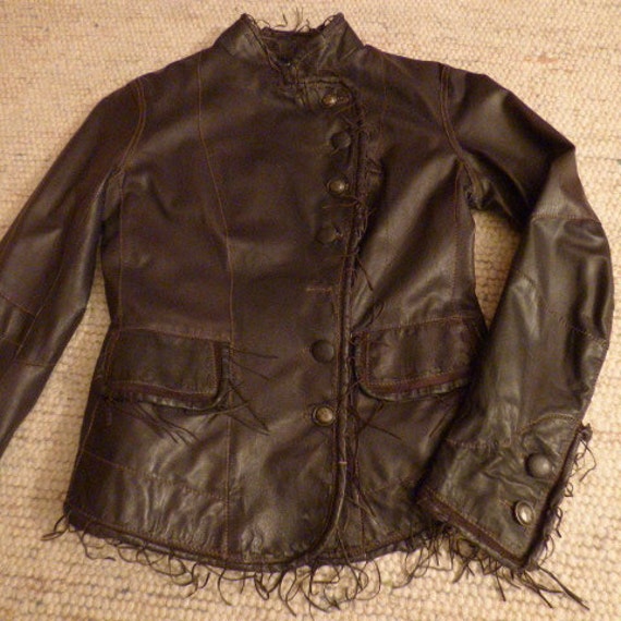 Womens, SCULLY,  Motorcycle Jacket, Soft Pure Lea… - image 4
