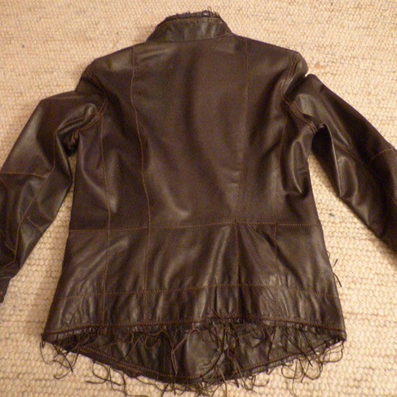 Womens, SCULLY,  Motorcycle Jacket, Soft Pure Lea… - image 5