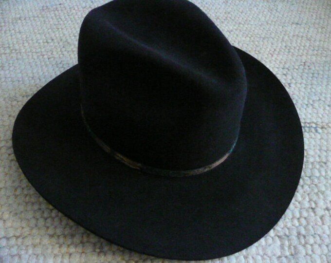 Genuine Fur Felt Beaver Brand Hats Since 1860 Hat. Custom Made. Cowboy