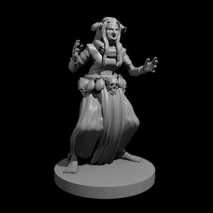30mm Resin Miniature: Hag - Unpainted D&D Tabletop RPG Figure