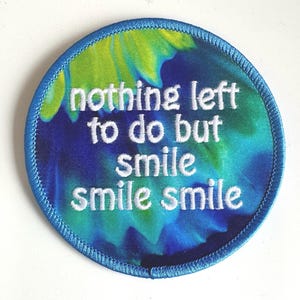 Grateful Dead Lyric Patch - Inget kvar att göra annat än att le le le