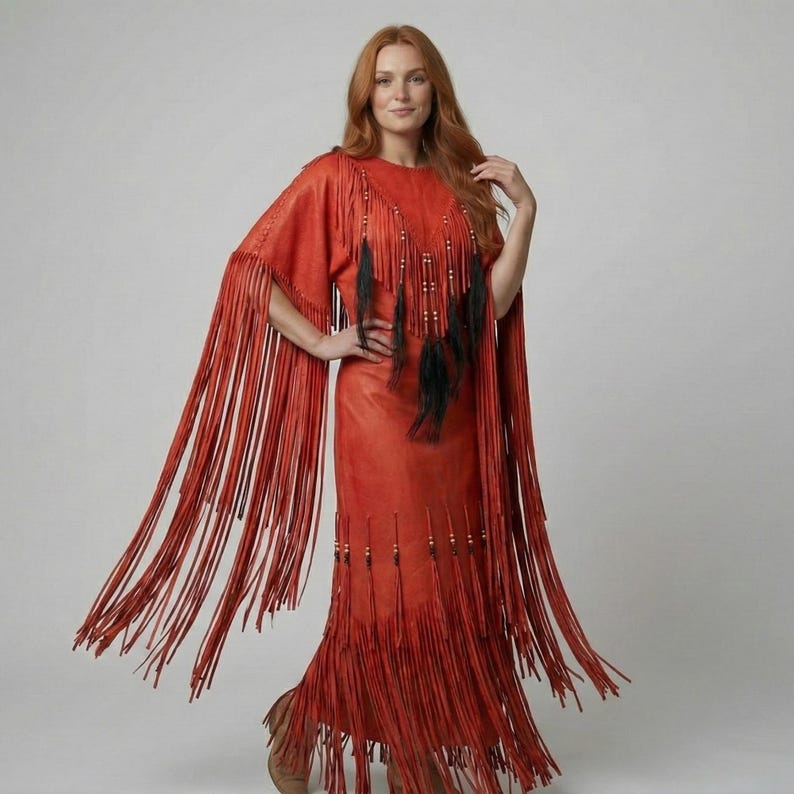 Great Description About Fringe Dress Western Long Sleeve