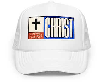 Gorra de camionero de Cristo, ropa de calle cristiana / Gorra con cruz audaz y fe