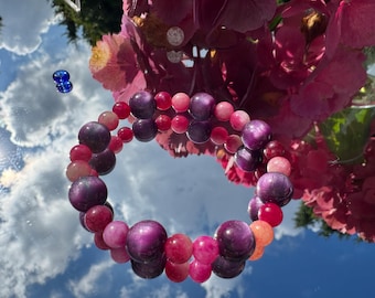 Zestaw bransoletek „Purple Glow” #18