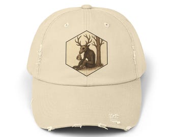 Wendigo Juice Break Hat | Distressed Cotton Twill Cryptid Cap