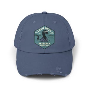 Loch Ness Research Hat | Distressed Nessie Assistant Baseball Cap