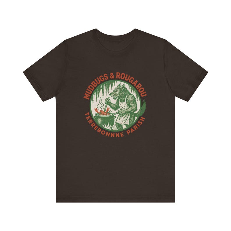 Koszulka Mudbugs & Rougarou | Koszulka z motywem gotowanych raków Cajun | Prezent w stylu Louisiana Bayou Folklore zdjęcie 5