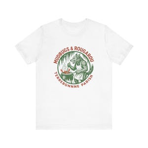 Koszulka Mudbugs & Rougarou | Koszulka z motywem gotowanych raków Cajun | Prezent w stylu Louisiana Bayou Folklore zdjęcie 4