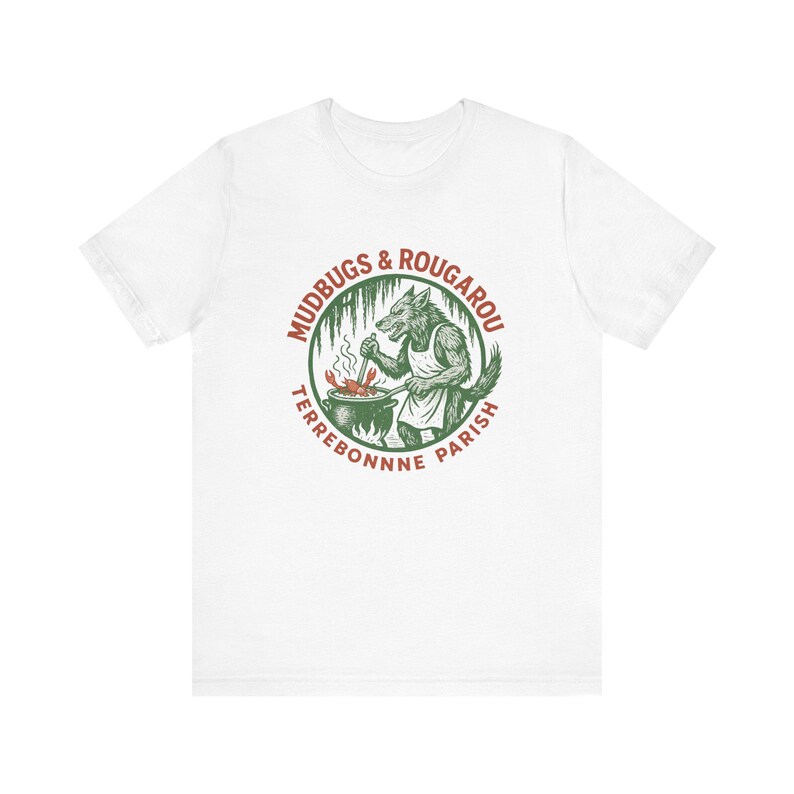 Koszulka Mudbugs & Rougarou | Koszulka z motywem gotowanych raków Cajun | Prezent w stylu Louisiana Bayou Folklore zdjęcie 4