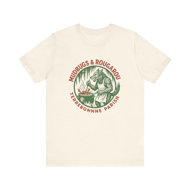 Koszulka Mudbugs & Rougarou | Koszulka z motywem gotowanych raków Cajun | Prezent w stylu Louisiana Bayou Folklore zdjęcie 7