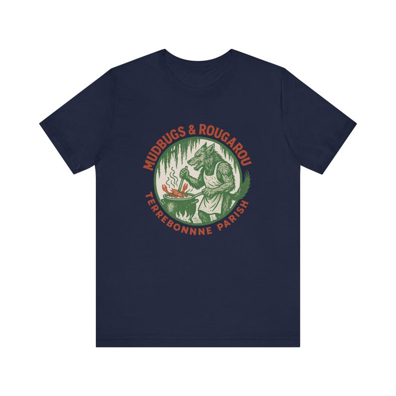 Koszulka Mudbugs & Rougarou | Koszulka z motywem gotowanych raków Cajun | Prezent w stylu Louisiana Bayou Folklore zdjęcie 9
