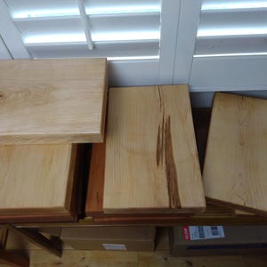 Solid Wood Butcher Block, Maple, Walnut or Cherry.