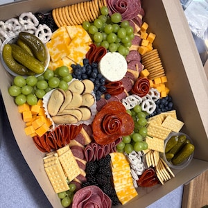 Hand crafted charcuterie boxes and boards