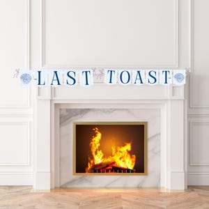 Last Toast on the Coast Bachelorette Banner, Coastal Bachelorette Party Banner, Coastal Cowgirl Party Decorations, Coastal Bridal Shower