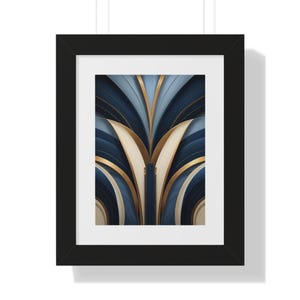 Elegant Framed Vertical Poster, Modern Wall Art, Home Decor, Contemporary Art Print, Stylish Gift for Any Occasion