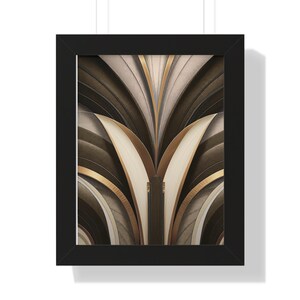 Elegant Framed Vertical Poster, Modern Wall Art, Home Decor, Gift for Art Lovers, Stylish Interior Design Accent