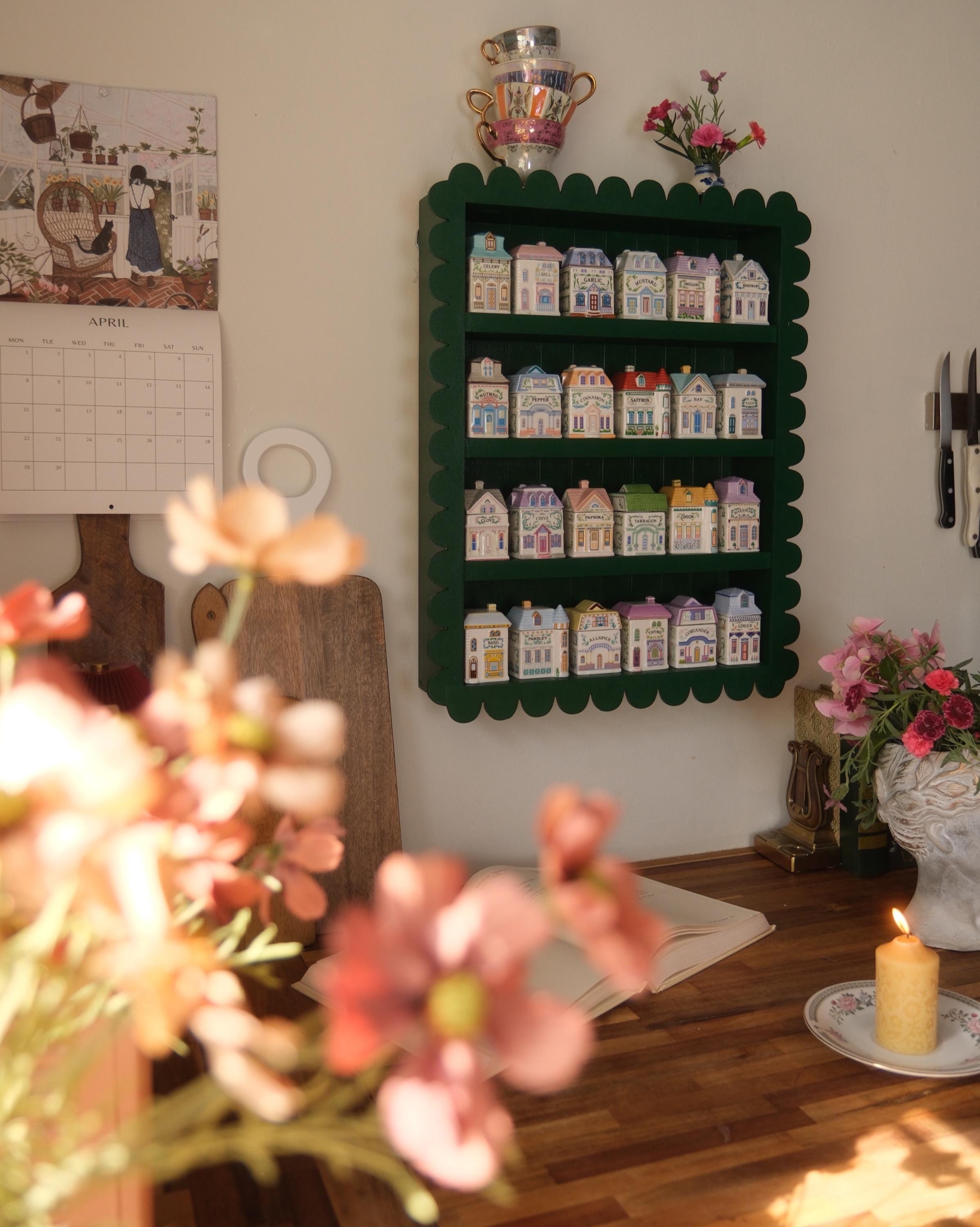 Lenox Spice Village Shelf Woodworking Plans: Spice Rack, Curio Cabinet