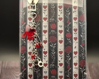 Dark Romance Lovers Charm Chain - Kindle Charm, Key Chain, Purse Charm