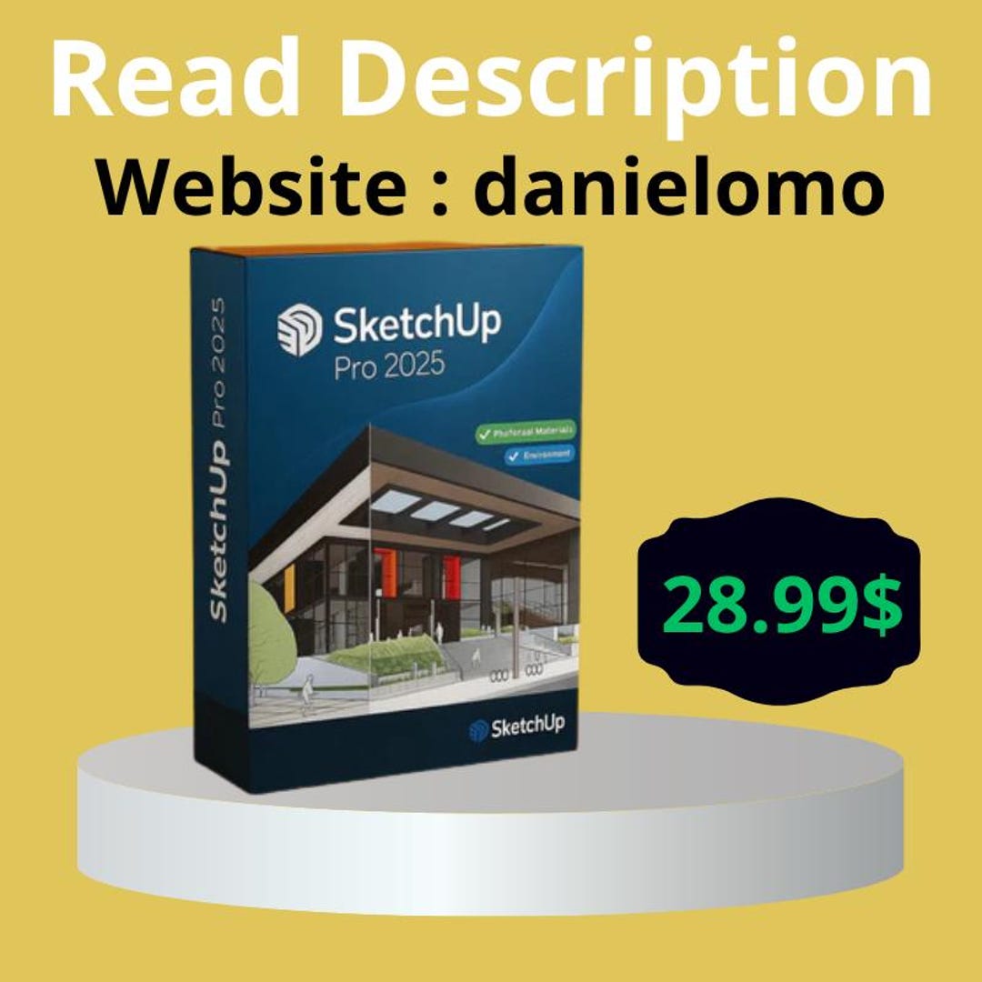 Sketchup 2025 Lifetime | 3D Design Software | Mac & Windows Download - Etsy