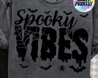 Halloween Ghost PNG, Cute Spooky Ghost Clipart Digital Download, Halloween Shirt Design PNG, Sublimation, Creepy Ghost PNG, Instant Download