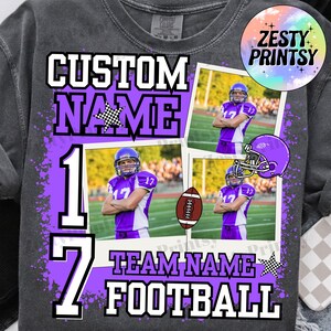 Fotbollssäsongen PNG-paket, retro höstfotboll Clipart, fotbollsmamma sublimering, matchdag PNG, anpassad spelare PNG, sportlag PNG-designer bild 5
