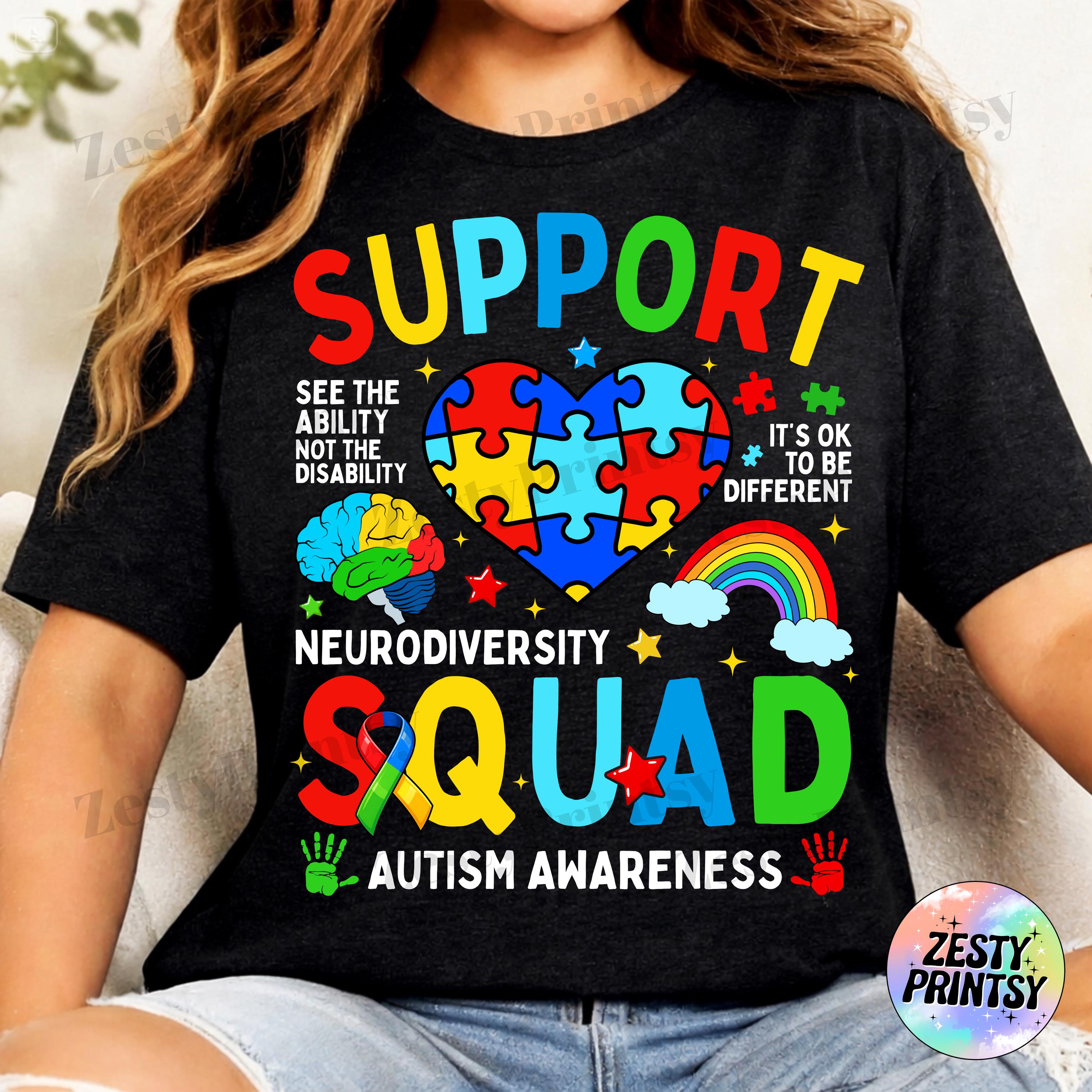 Autism Awareness Inspirational Quote PNG Bundle, Neurodiversity Support ...