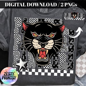 Fotboll PNG, Panther PNG, Sportmaskot Clipart, Panther Fotbollsdesign, Sublimering PNG-nedladdning, Lagandagrafik, Panthertröja
