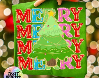Retro Christmas Tree PNG, Merry Christmas Holiday Design, Christmas Shirt Graphic, Vintage Xmas Christmas Tree Digital Download PNG