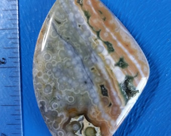 Large Old Stock Ocean Jasper Cabochon