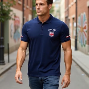 Union Jack Polo Shirt - Etsy