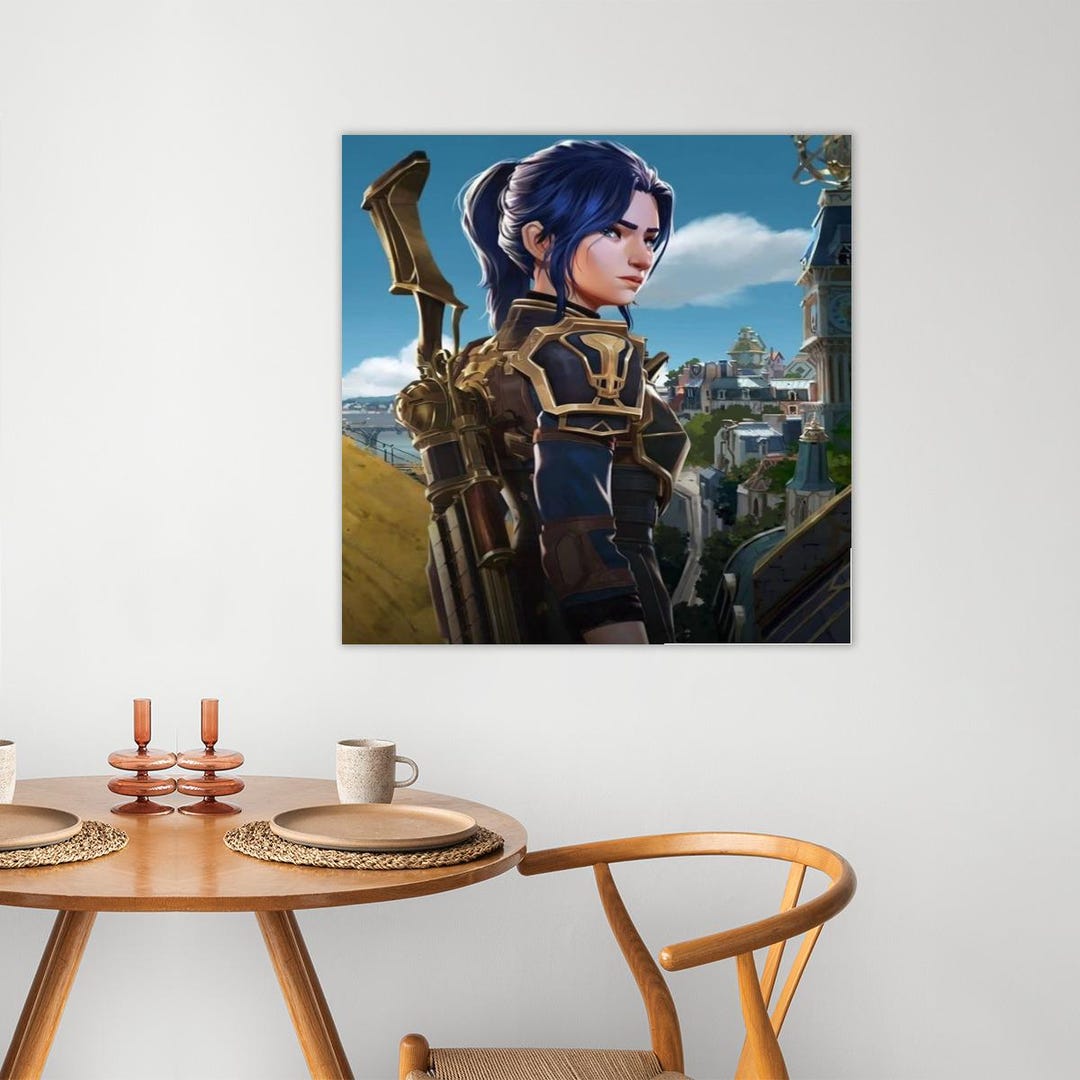 Caitlyn Arcane Canvas Wall Mural | Large Unframed Oil Painting ...