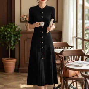button through dresses for older ladies Front Button Dresses Older Women