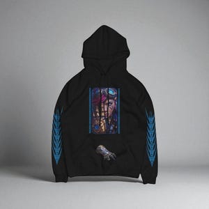 Vi Hoodie Arcane | Bold Pink Punk Style Sweatshirt | League of Legends Vi Cosplay Gift | Arcane Netflix Vi Fan Merch