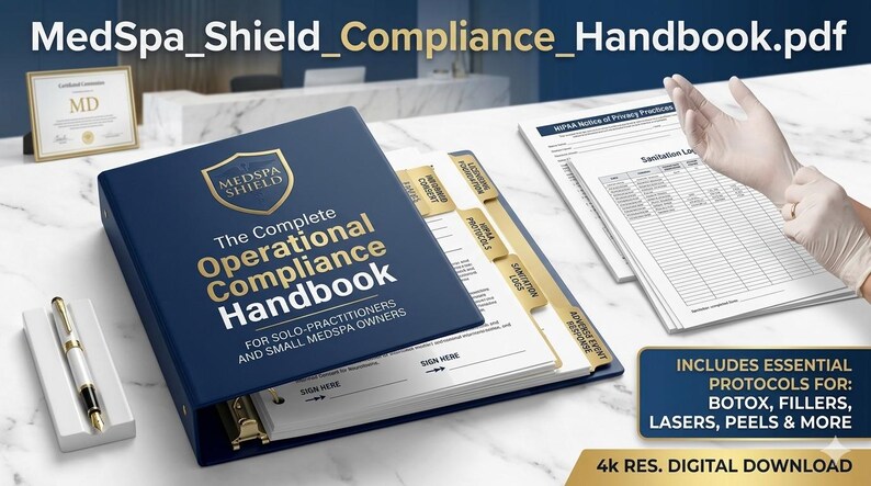 The Medspa Shield—operational Compliance Handbook - Etsy
