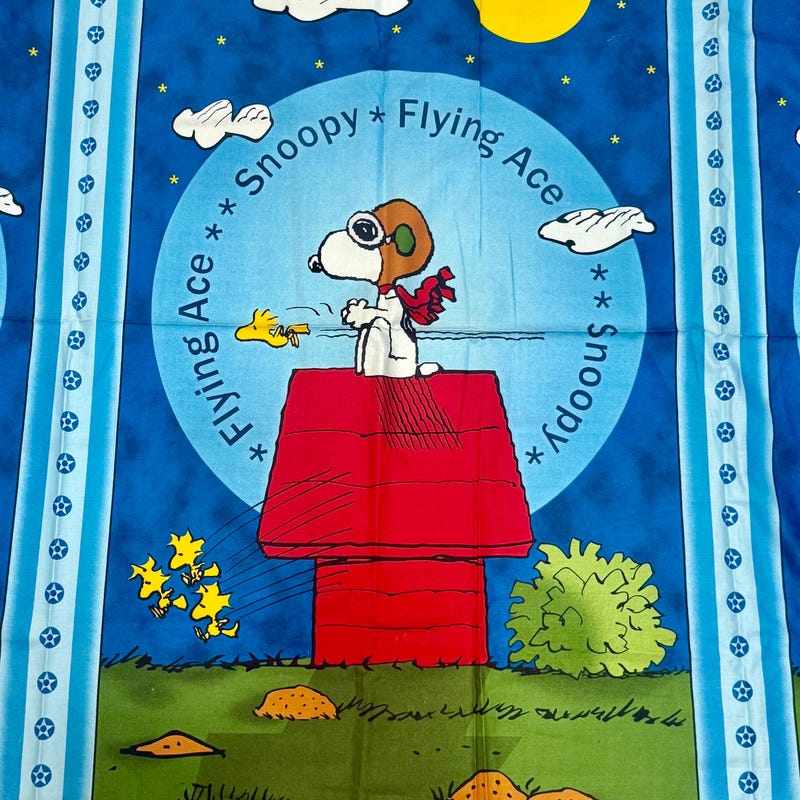 Snoopy Panel - Etsy