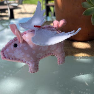 Flying Pig || Pig || Swine || Handmade