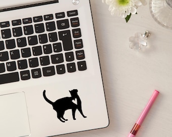 Cat Vinyl Decal Sticker, Outdoor, Die-Cut, Transparent, 1pc - Cute Cat Car Decal, Cat mom sticker, Pet Lover Gift, Cat dad sticker, cute cat