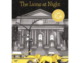 The Lions at Night illustrated book--SIGNED BY AUTHOR